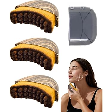 Lenf Drenaj ve Çene Şekillendirme Fırçası - Gıdı Toparlayıcı Masaj Aleti Kutulu Yumuşak Fırça